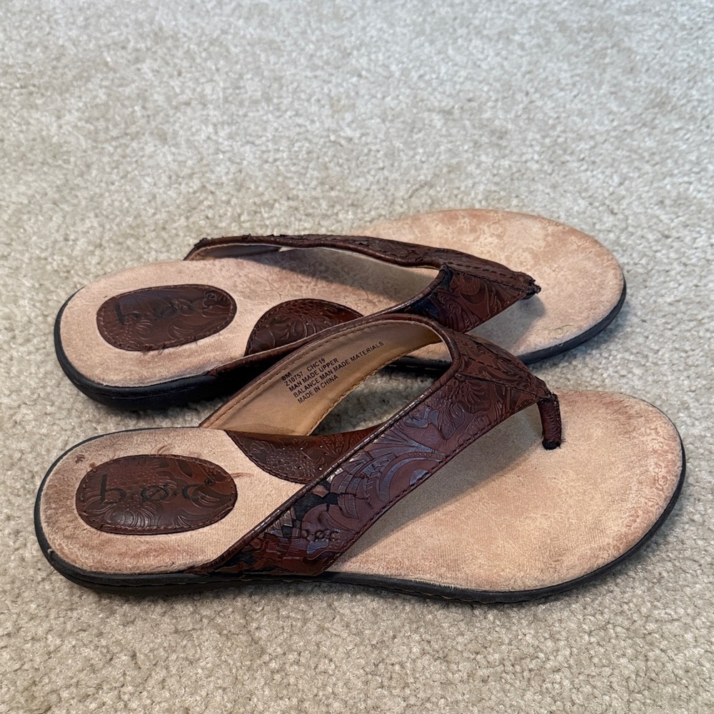Born Brown Slippers